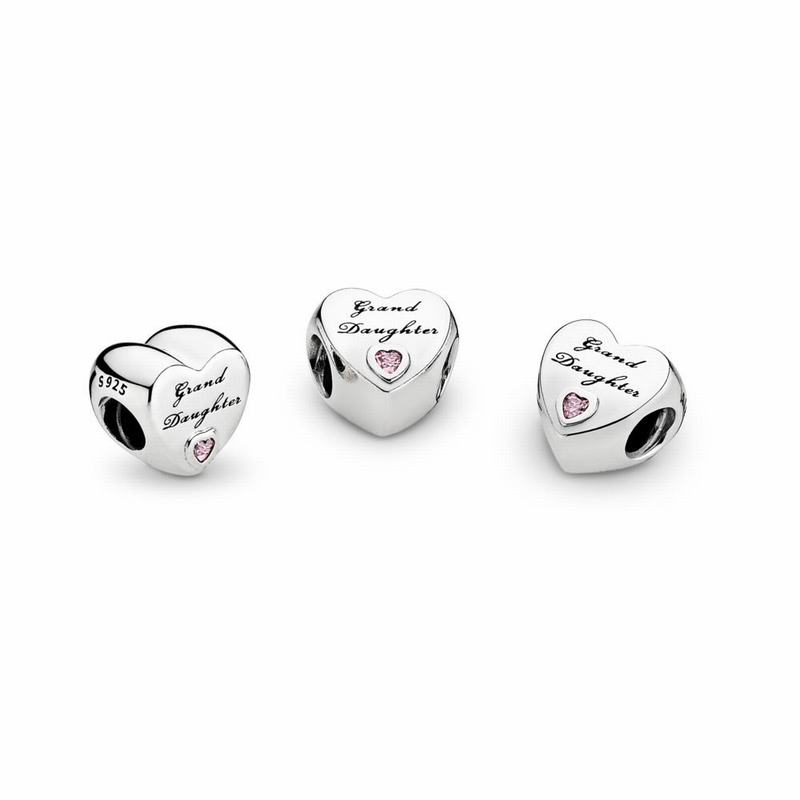 Pandora Australia Granddaughter's Love Charm - Sterling Silver | QEZSBU859